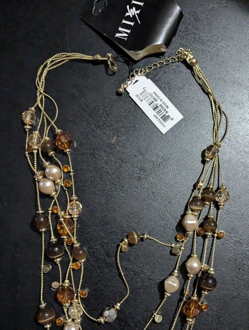Brand New Mixit 5-Strand Layered Beaded Necklace – NWT